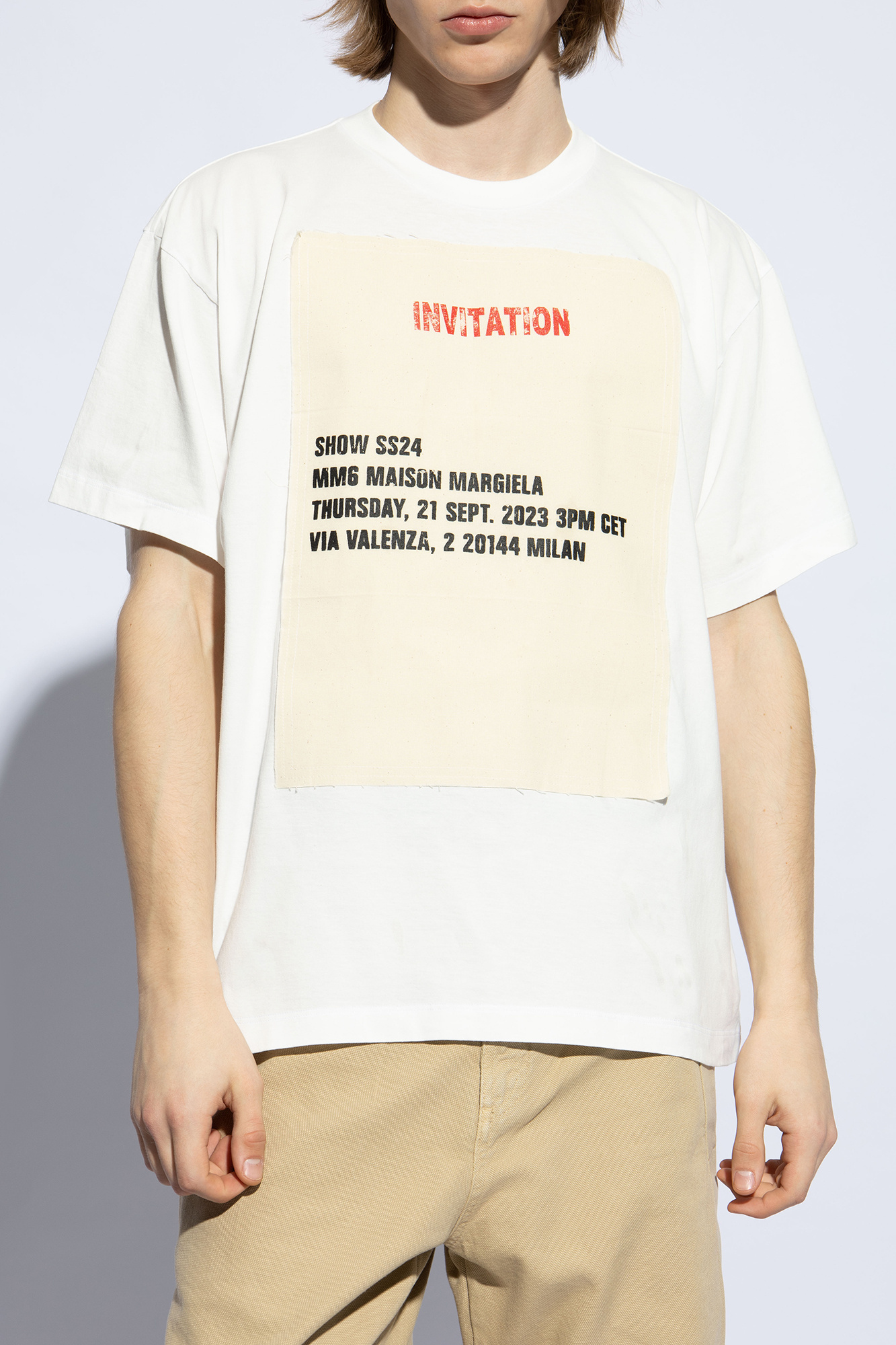 White Cotton T-shirt MM6 Maison Margiela - Vitkac Canada